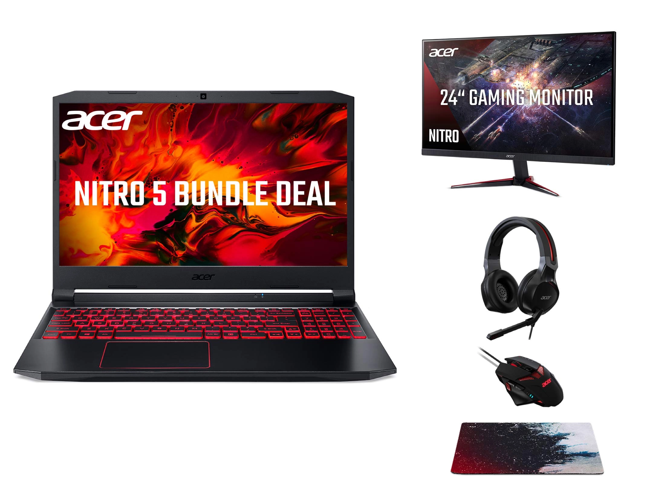 Acer Nitro5 AN515-55-517V - 15.6'' Core i5-10300H 8GB DDR4 1TB SSD