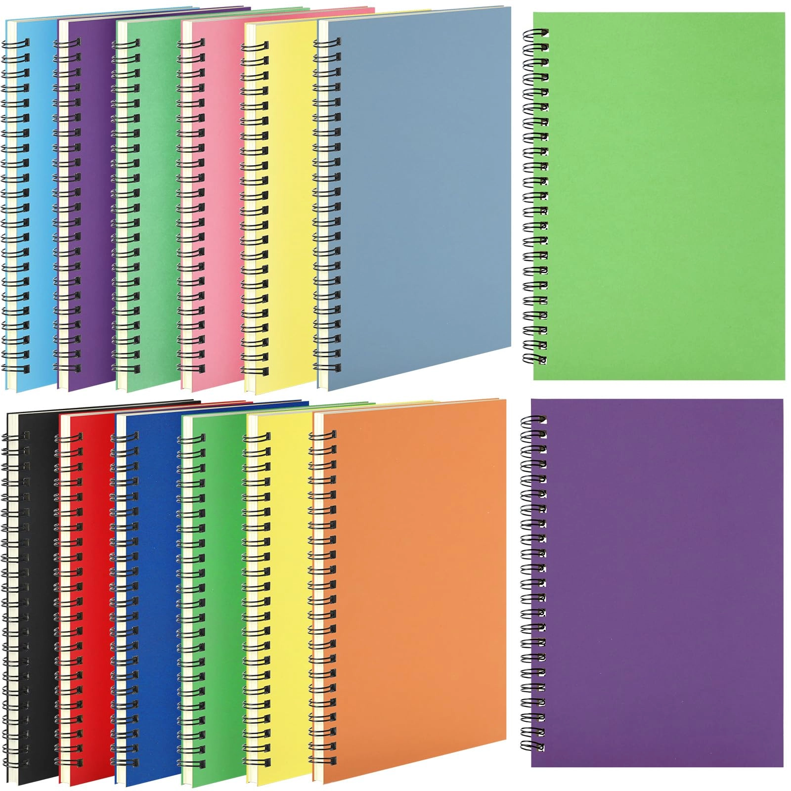 Leelosp Spiral Notebook A5 Spiral - Lined 60 Sheets