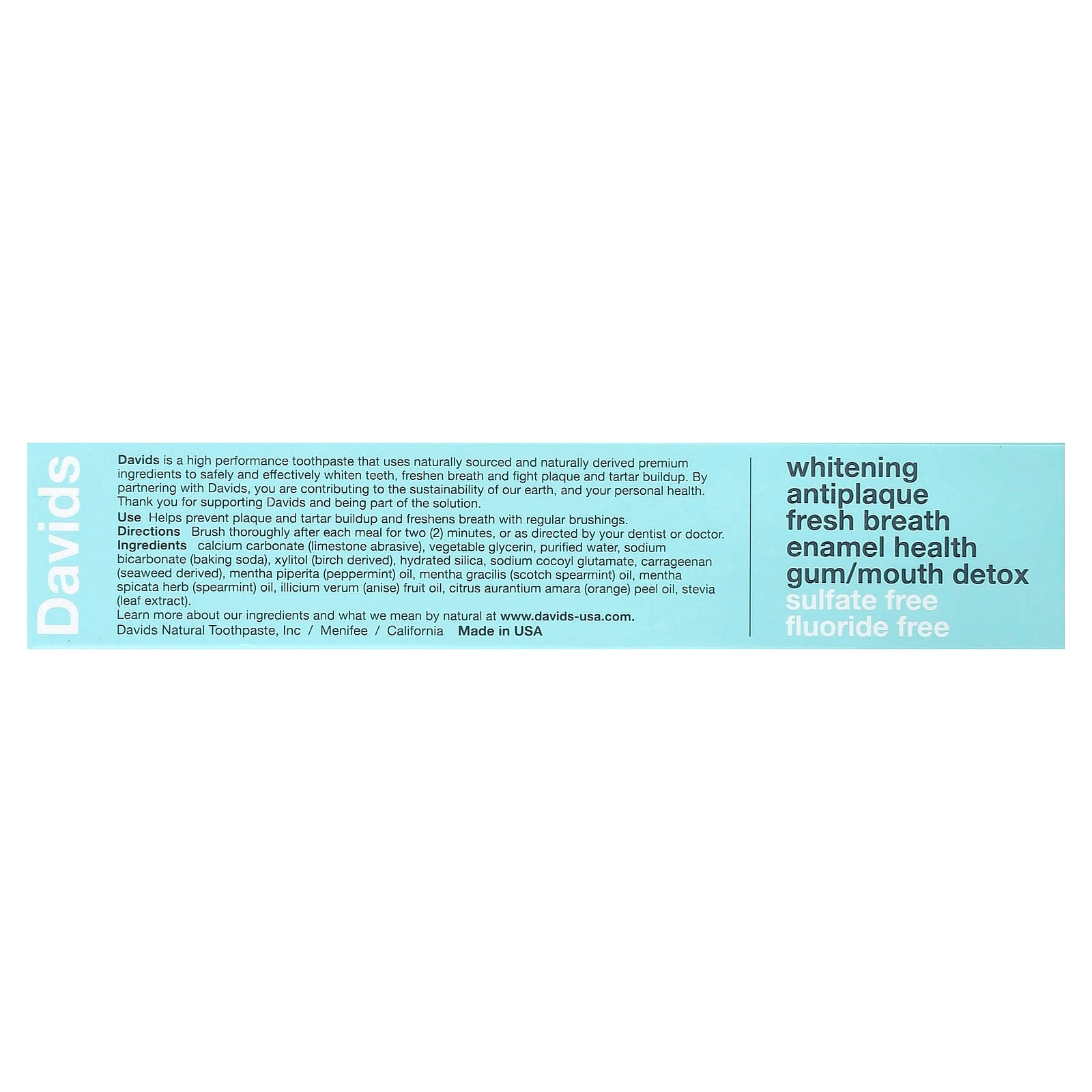 Whitening + Antiplaque Natural Spearmint Toothpaste 149 g