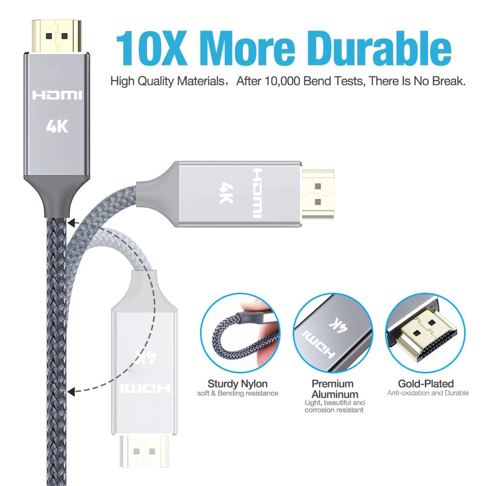 4K HDMI Cable - 1m with Ethernet