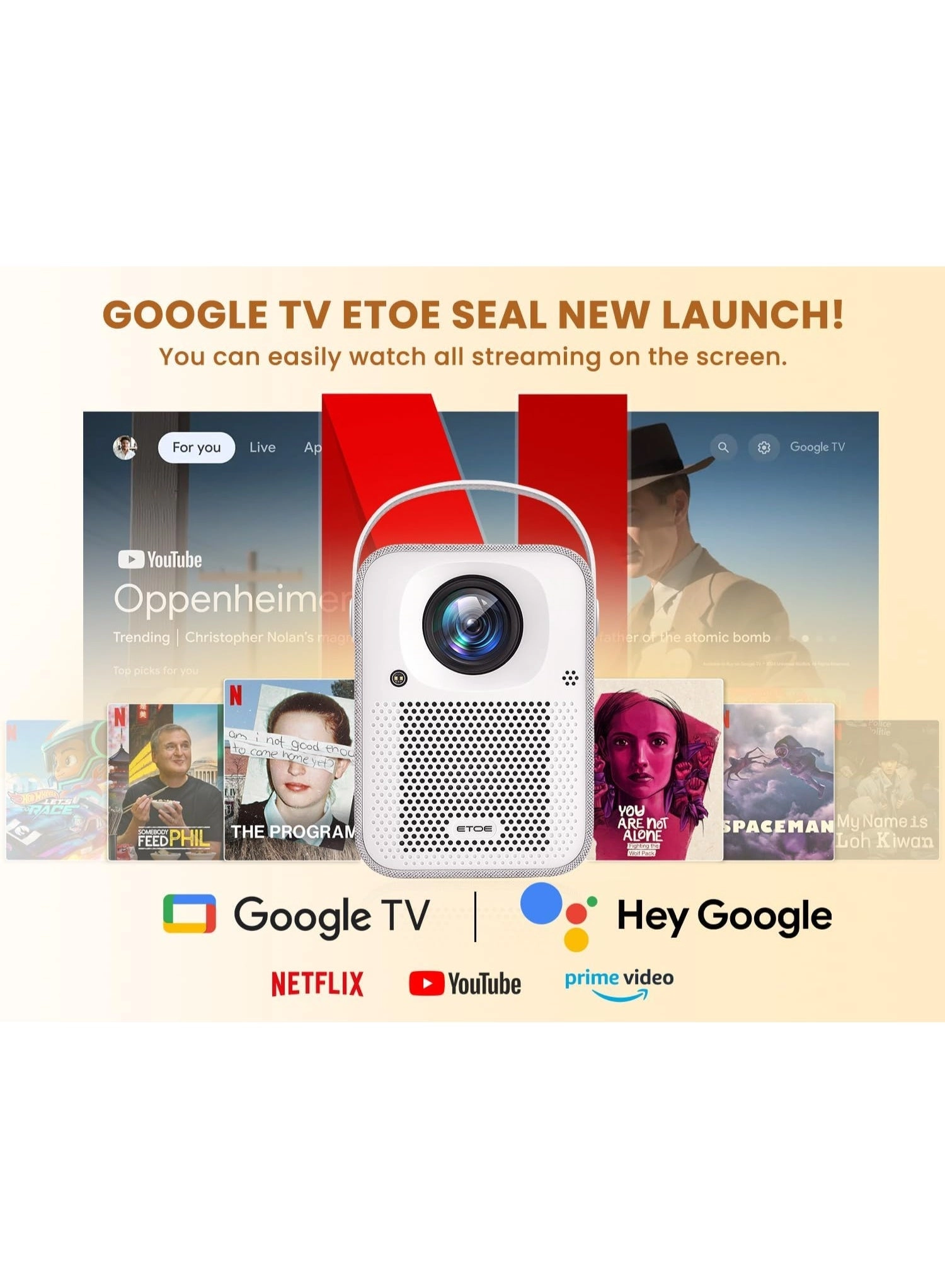 Seal Projector - 500 ANSI Lumens 4K