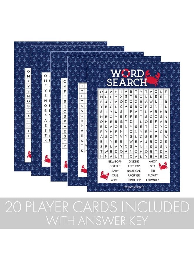 Ahoy It'S A Boy - 20 Player Cards