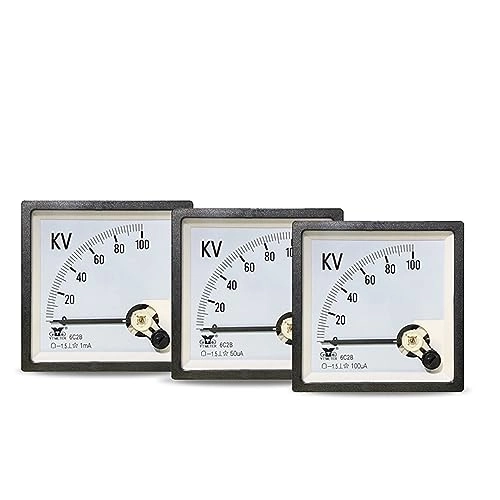 Yt72 - High Voltage DC Voltmeter 5kV 10kV 20kV 30KV 50kV 100kV DC Pointer Meter
