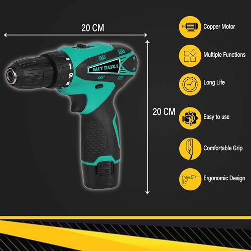 Cordless Screwdriver - 12V 30Nm 1550RPM