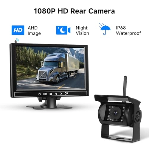 Reversing Camera Kit - Night vision Wireless 1080P