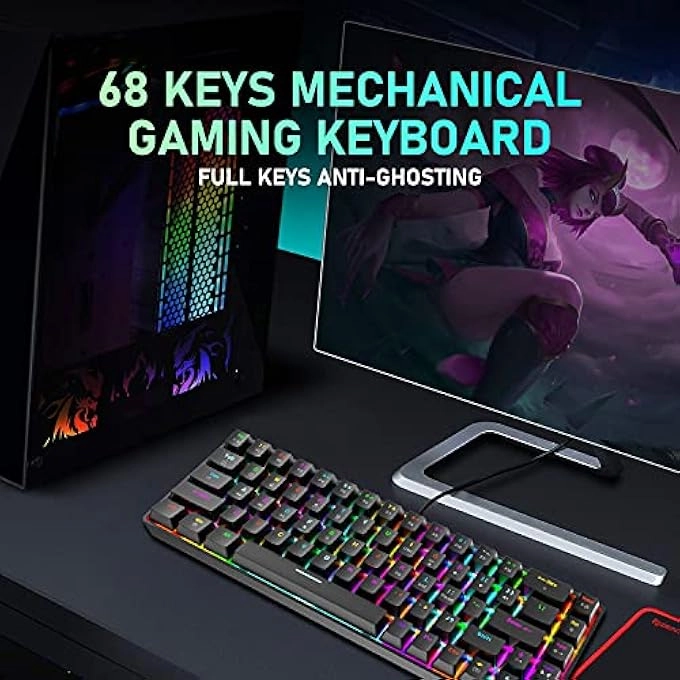 Keyboard + Mouse + Mouse Pad - UK Wired