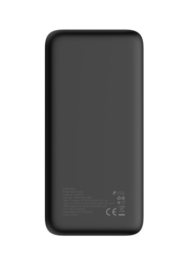 TX.VOLTX.PBVX10.BK - 10000 mAh 20 Watts Fast charging
