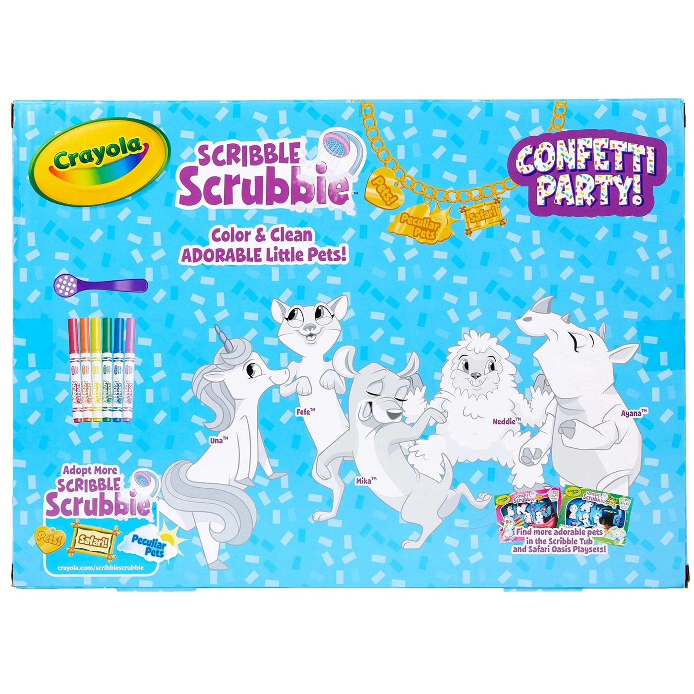 Scribble Scrubbie - Toy Pet Playset 3+ years 5 pcs