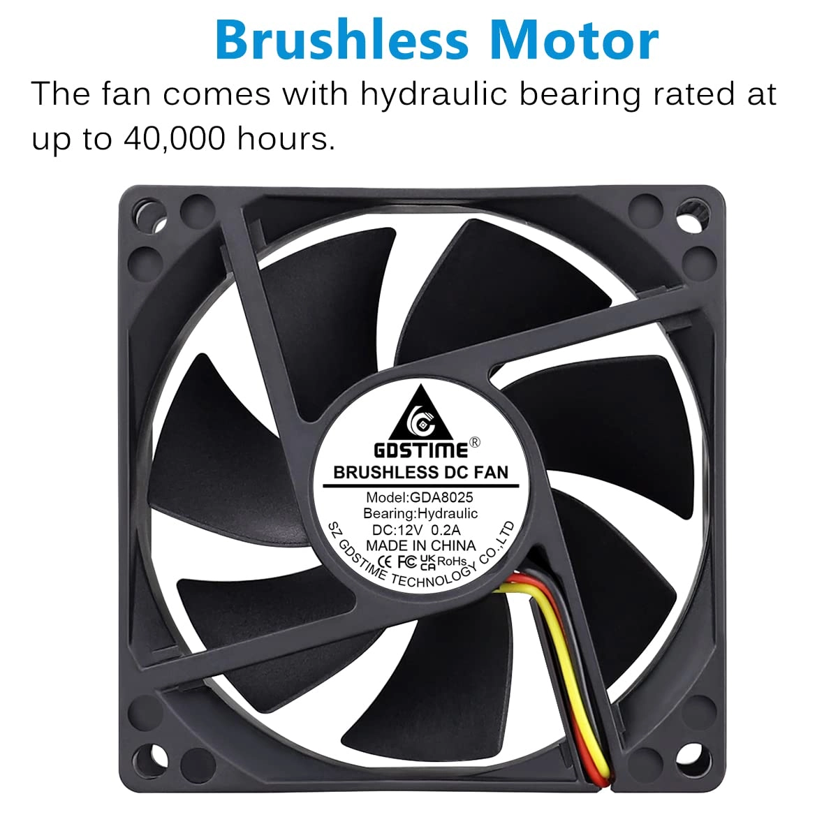 Brushless Cooling Fan - 80mm