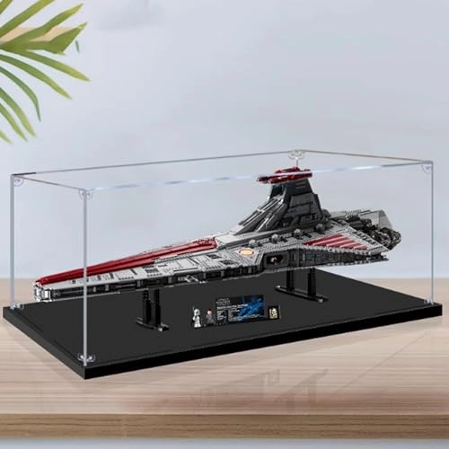 Acrylic Display Case - Compatible with Lego 75367 Hunter Republic Attack Cruiser Model Set 3mm