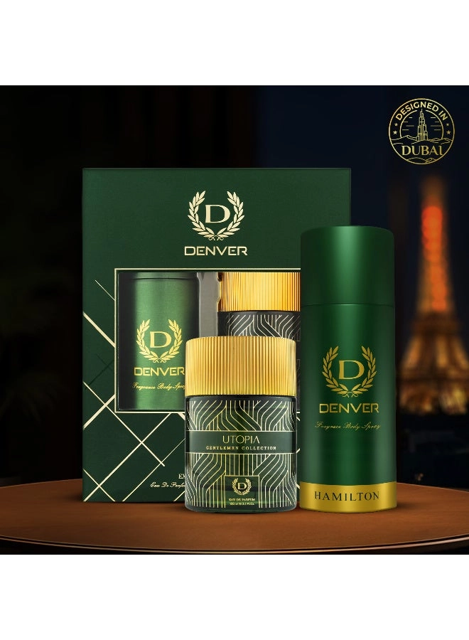 Denver Hamilton - Eau de Parfum 165ml + Utopia - Eau de Parfum 100ml