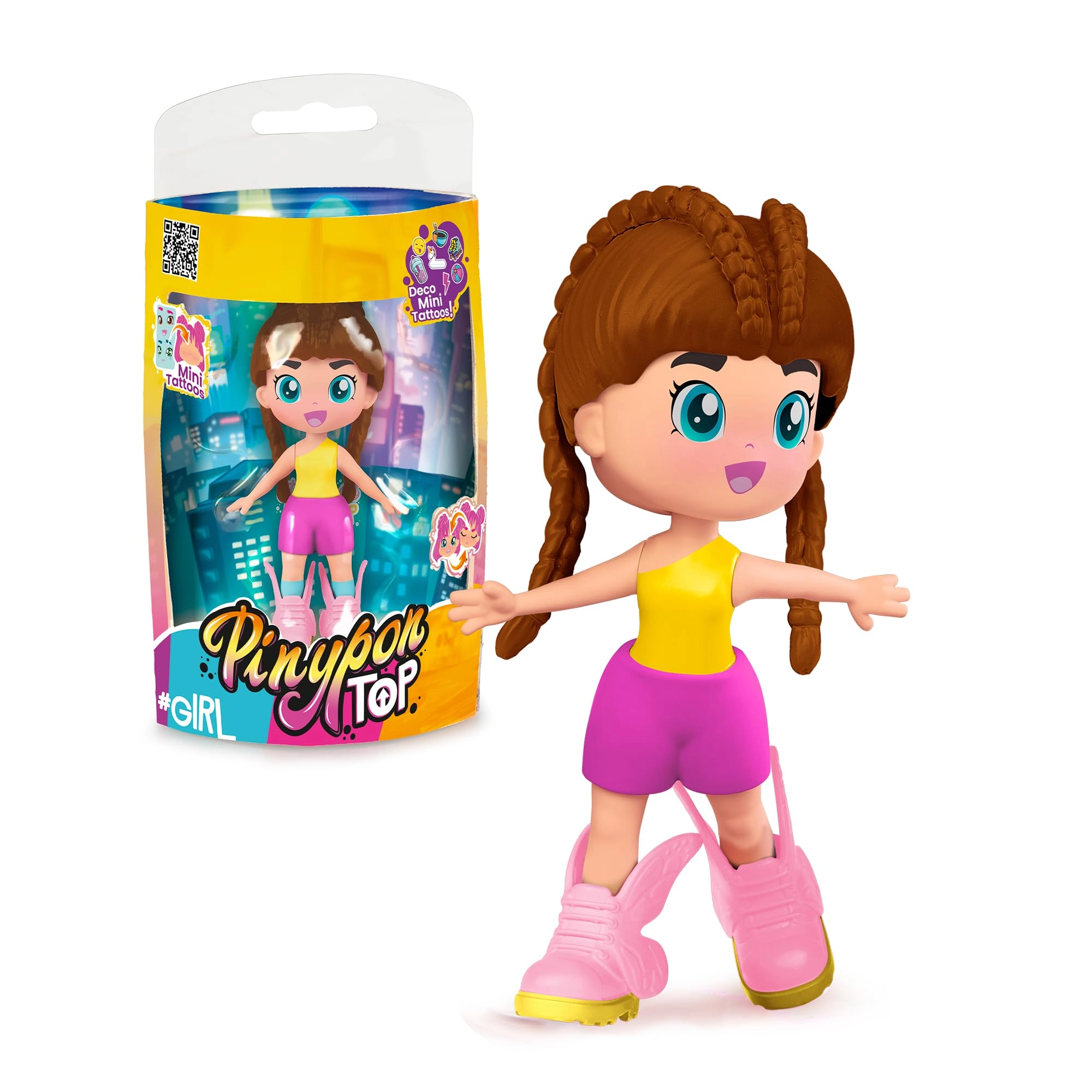 Famosa TOP Girls - 11 cm Articulated Double-sided Ages 4+