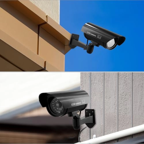 4 Pack Dummy Security Cameras - Outdoor