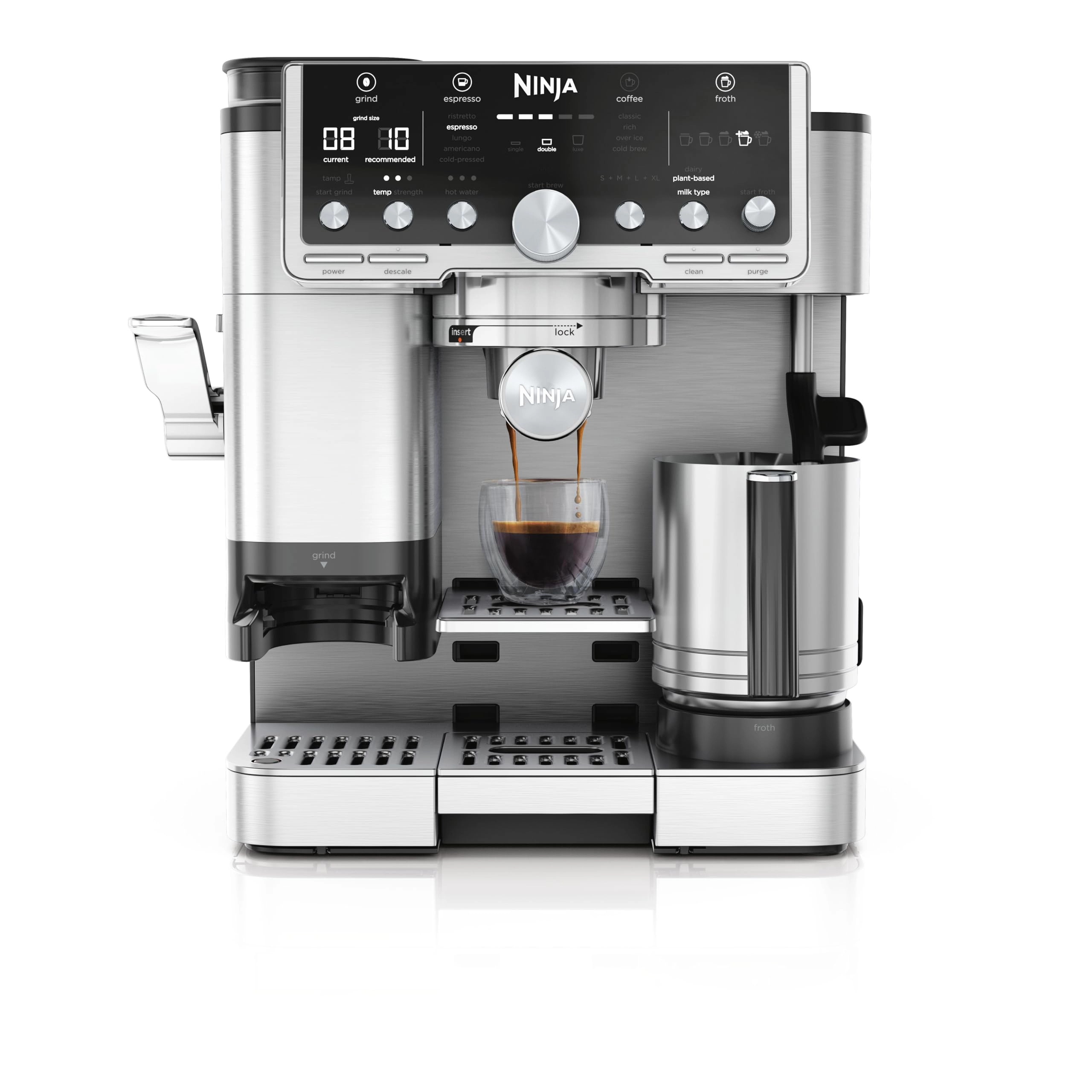 Luxe Pro ES701EU - 3-in-1 Grinder Frother
