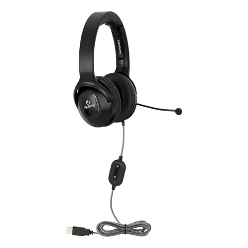 Premium Foldable USB Headset Wired Headset Pack of 10