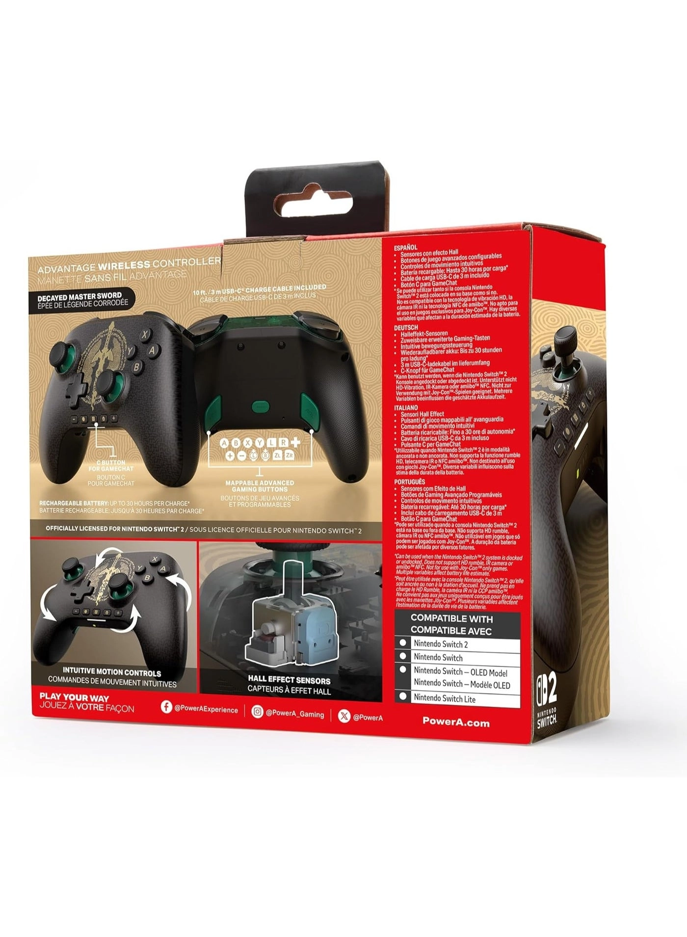 Advantage Wireless Controller - Black Nintendo Switch 2
