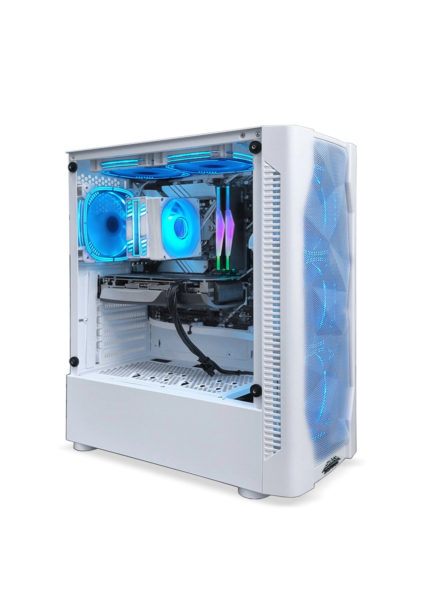 Gaming PC - Intel Core i5-12400F 16GB 1TB NVMe SSD + 27" FHD 144Hz Monitor + Gaming Keyboard + Mouse + Headset + Windows 11 Pro