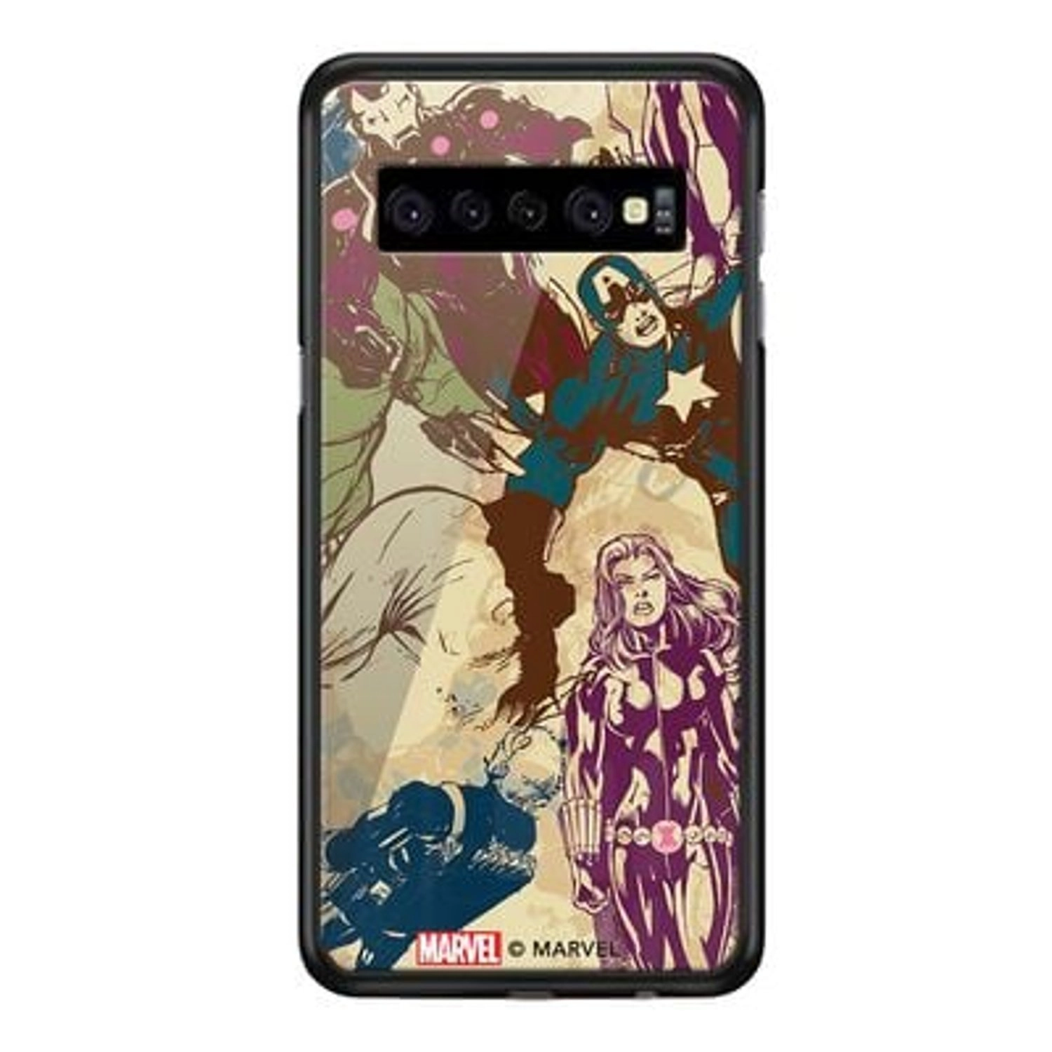 Wackylicious Earth'S Mightiest Heroes Cover Back Case for Galaxy S10