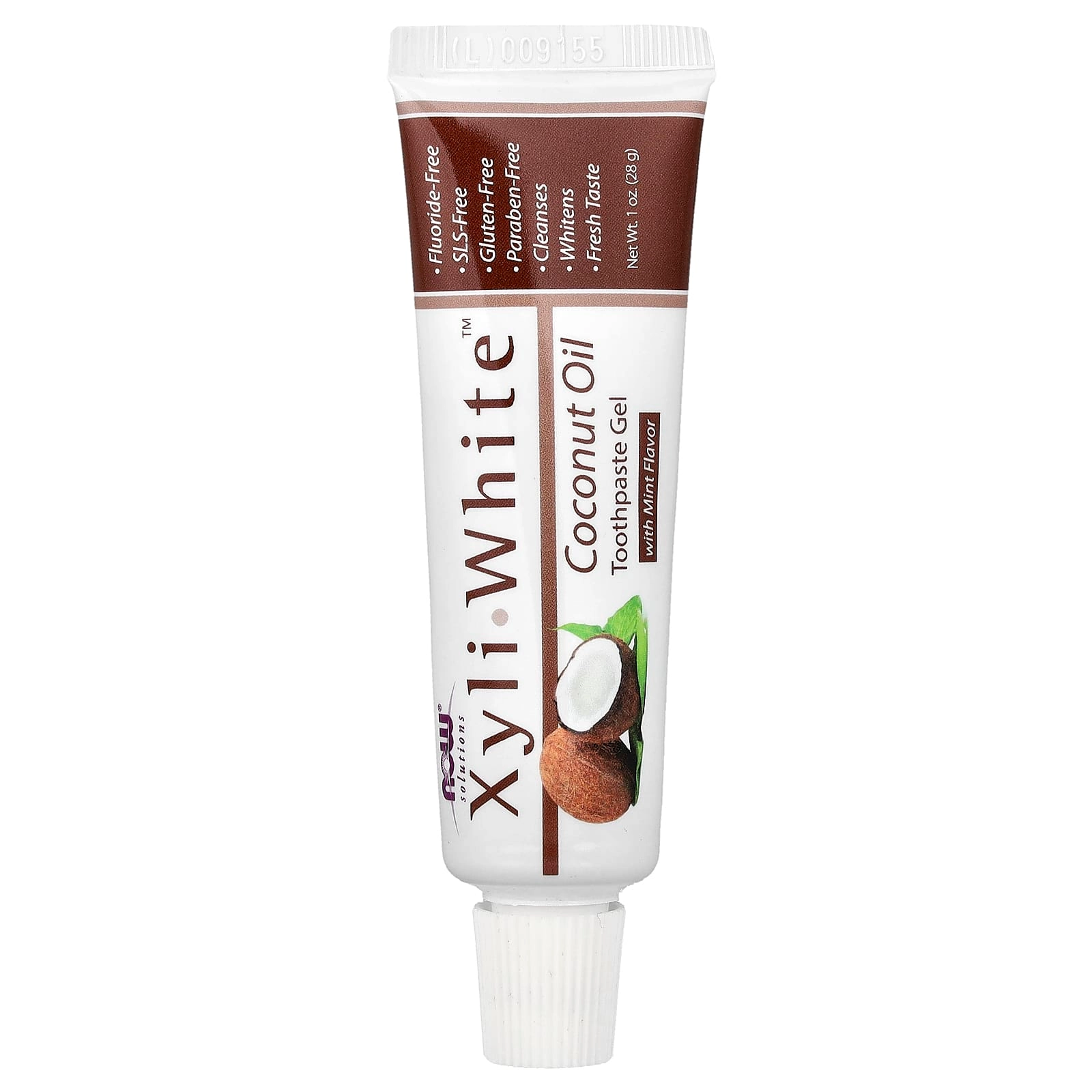 NOW Foods XyliWhite Coconut Oil Mint Toothpaste 28 g