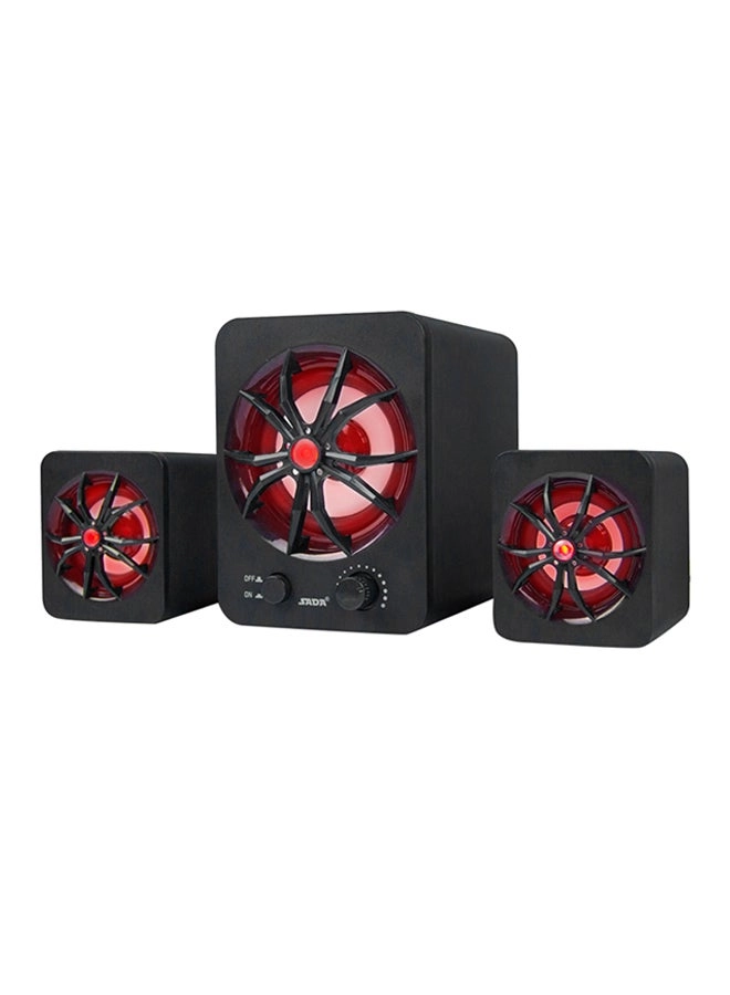 SADA LED Bass Computer D-207 Speaker