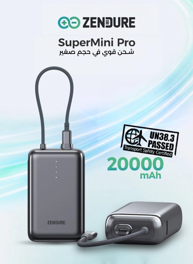 Zendure SuperMini Pro - 20,000mAh 30W Fast Charging