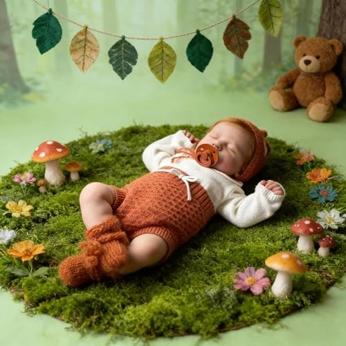 LOULOU Reborn Baby Doll - 20 Inch Soft Cloth Body & Vinyl Limbs Sleeping Ages 3+