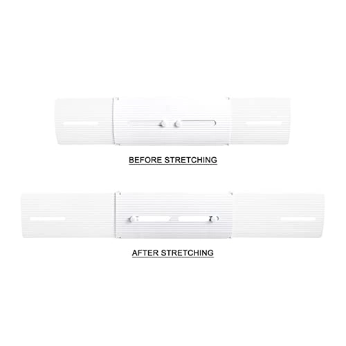 Air Conditioner Deflector - Adjustable Anti-Direct Blowing Pure White