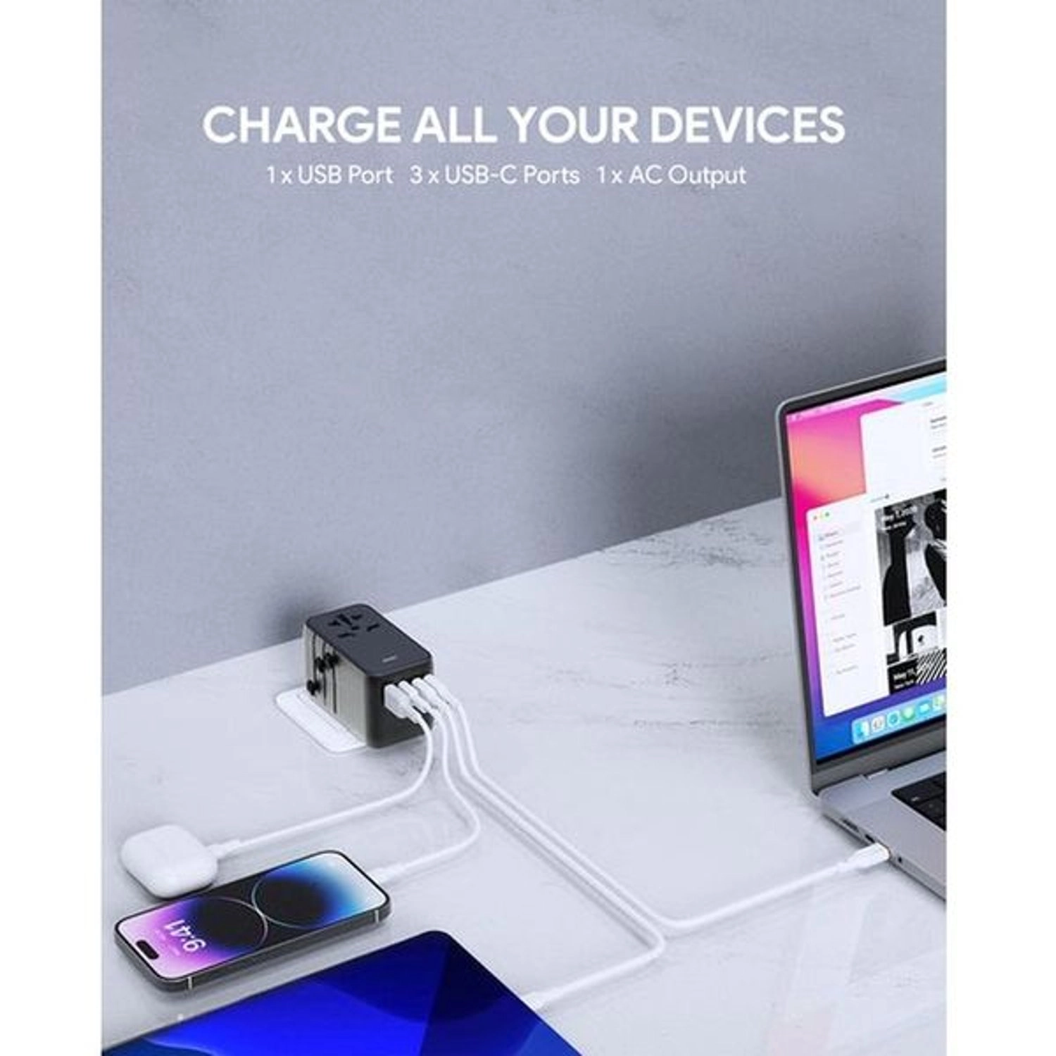 Travel Mate - US UK EU Au 100W