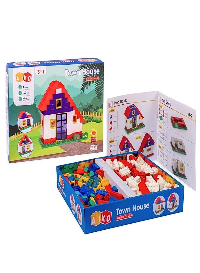 AIKO Town House Set No. 3 - ABS Plastic Multi-Colour Idea Book
