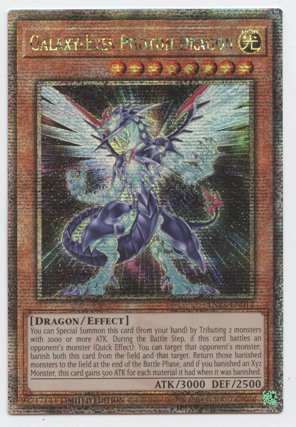 Yu-Gi-Oh! Galaxy-Eyes Photon Dragon TN23-EN012 - English