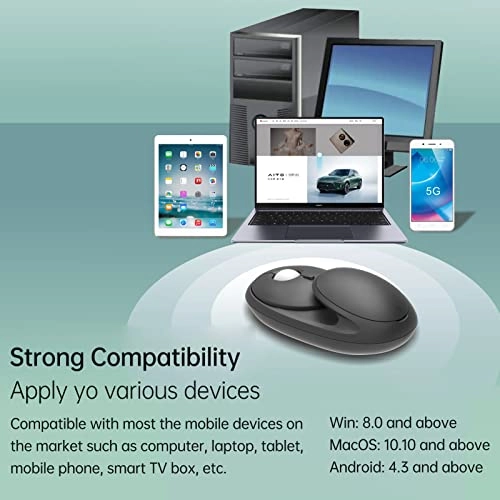 Weless Mouse - 2.4G+BT3.0+BT5.0