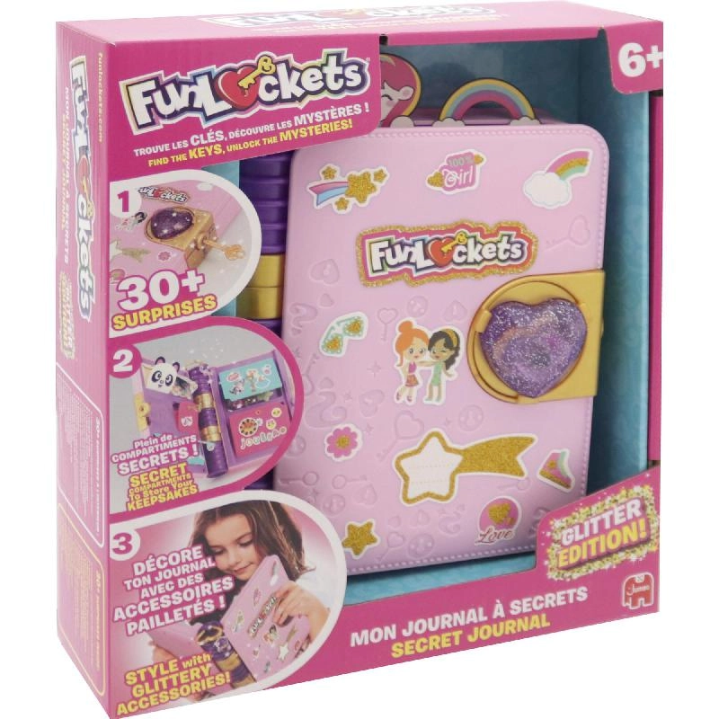 FUN LOCKETS Secret Journal - Fashion Activity Set 6+ years