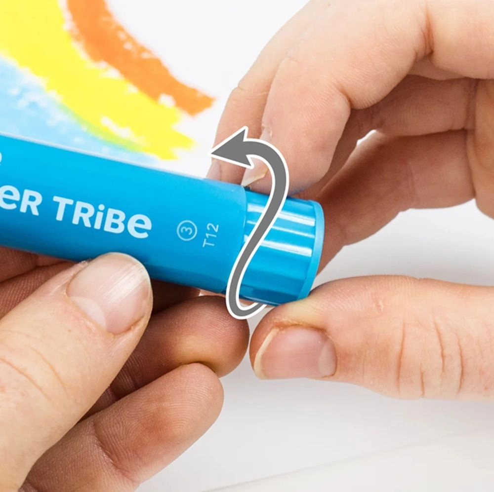 Mini Silk Crayons - 12 Pcs