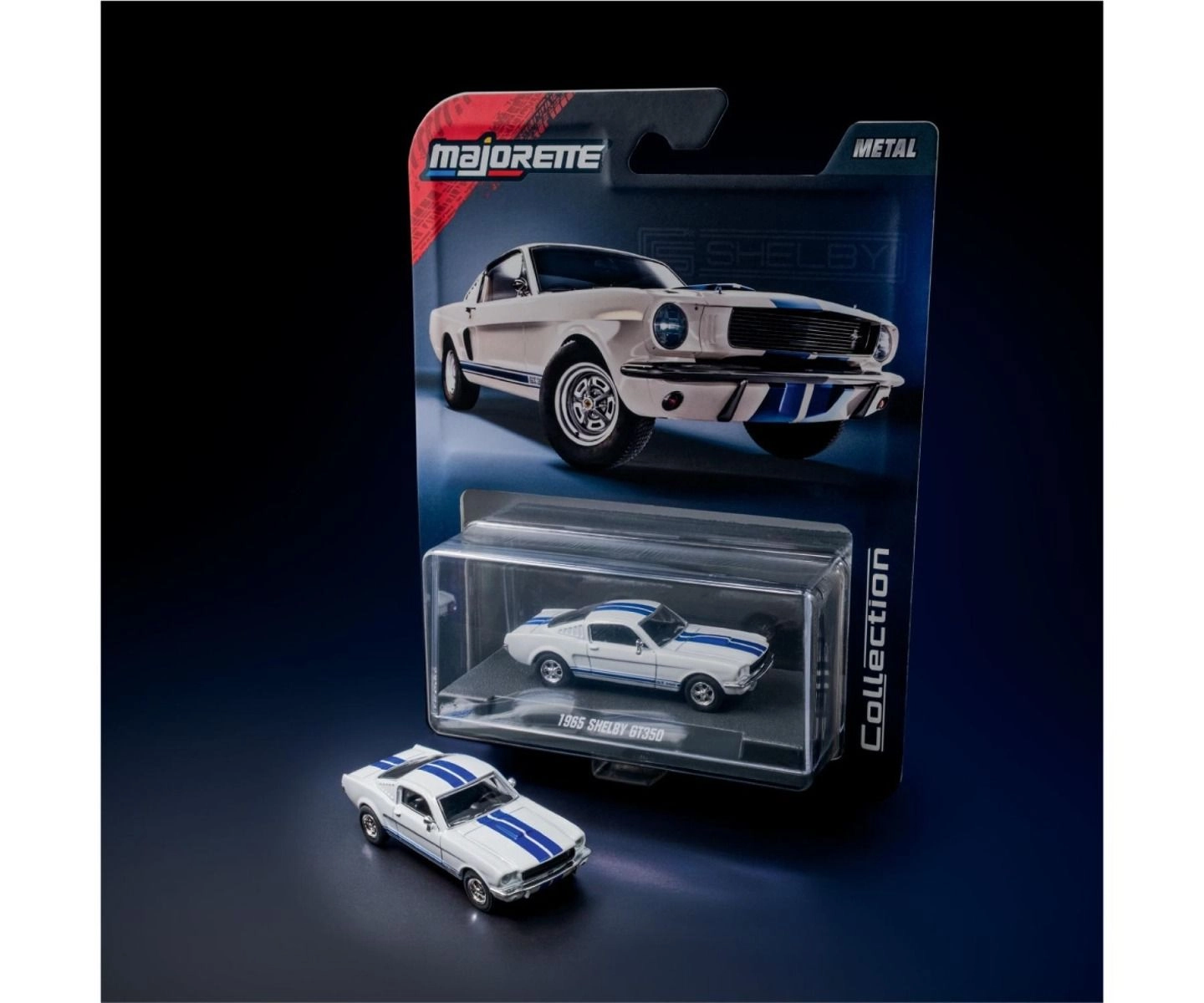 1965 Shelby GT350 - Metal chassis - 1:64
