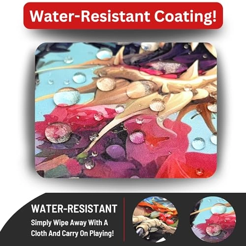MTG Playmat Polyester Natural Rubber Gaming Mouse Pad - 72x36 cm