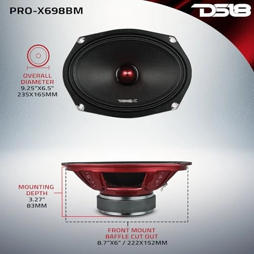 PRO-X698BM - 6x9 Surround Sound