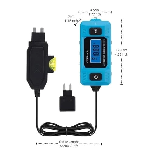 Auto Circuit Fault Testing Tool - 0.01A-19.99A LED Display