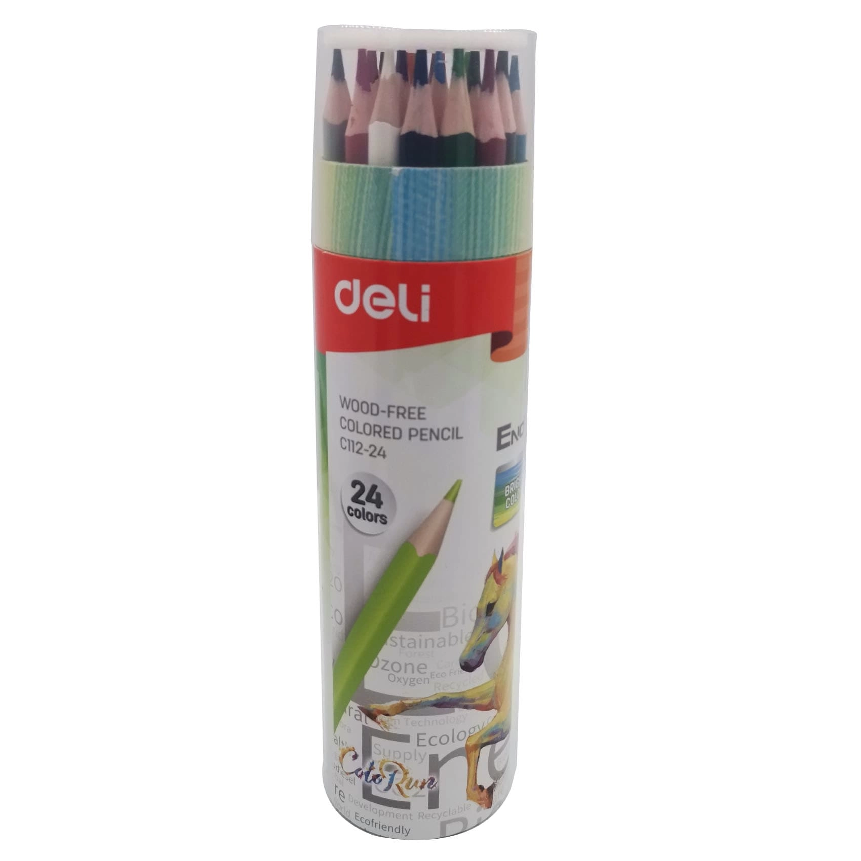 Colour Run Wood-Free Pencils - 24