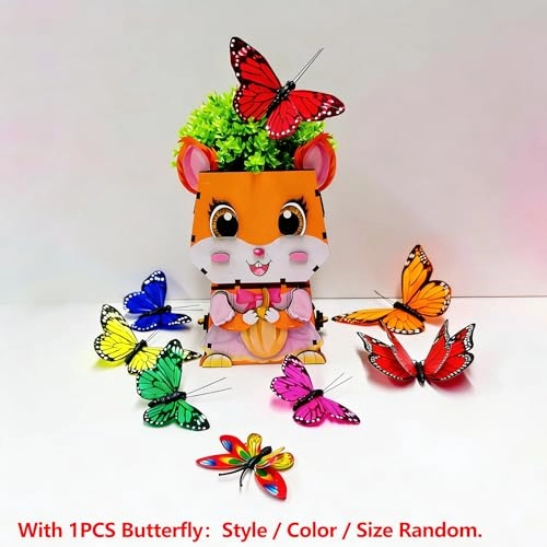 3D Wooden Puzzle Planter - 1 piece(s)
