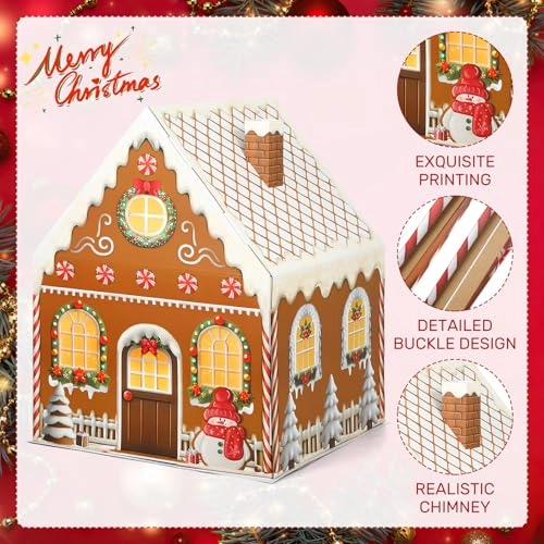 Giant cardboard gingerbread house