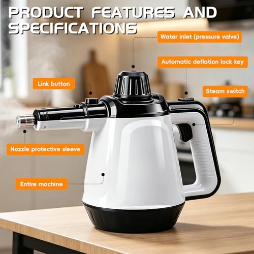 Handheld Steam Cleaner - 400 ml