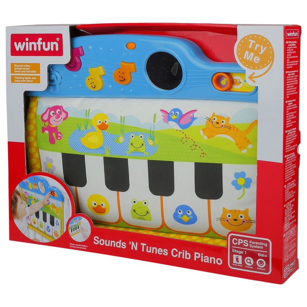 Sounds 'N Tunes Crib Piano - Suitable for 0 month and above