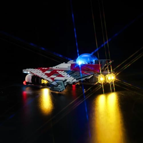 LED Light Set for LEGO Jedi Bob's Starfighter 75388 - Copper conductor 5 Volts