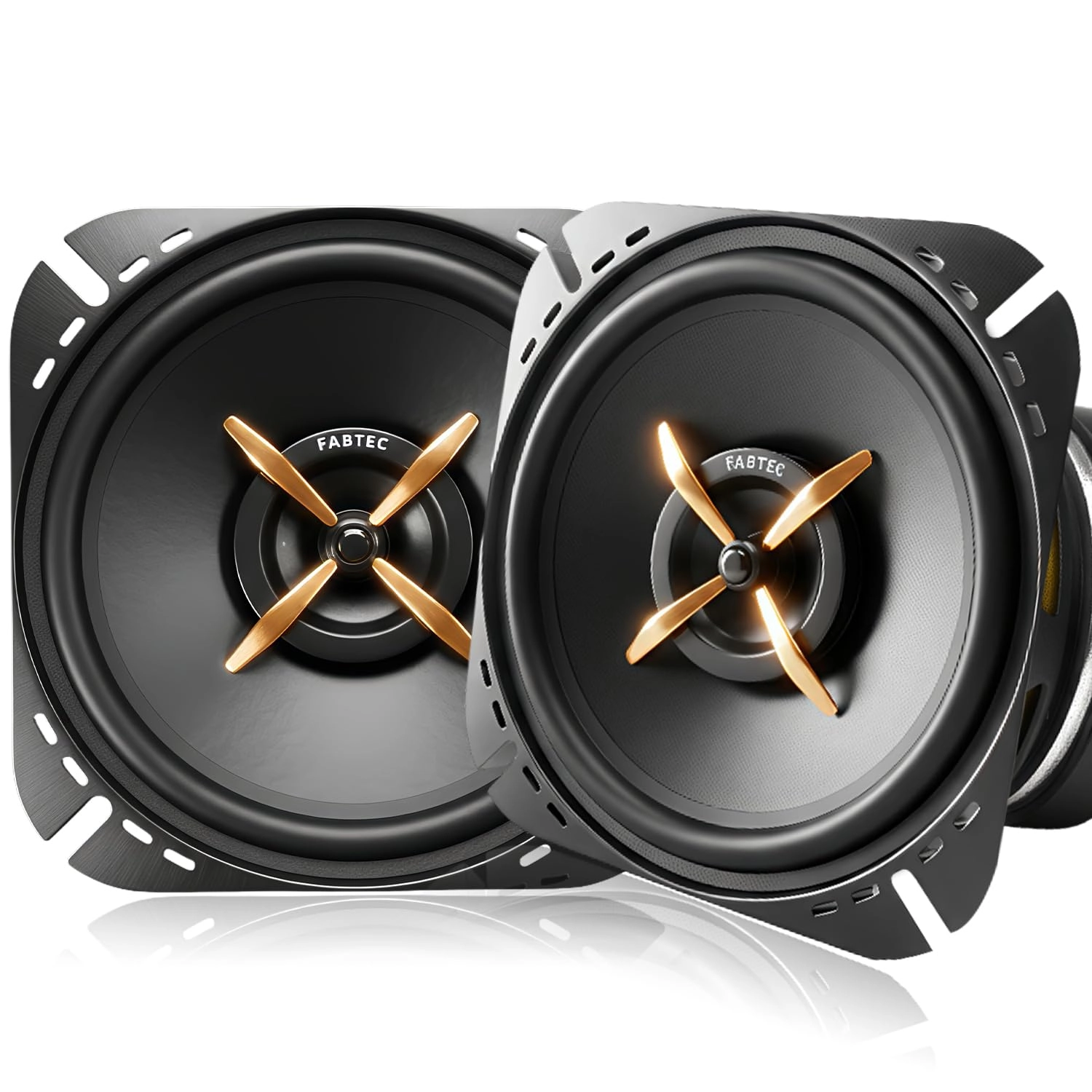 FABTEC 4inch Car Speaker - 4 Inches Coaxial