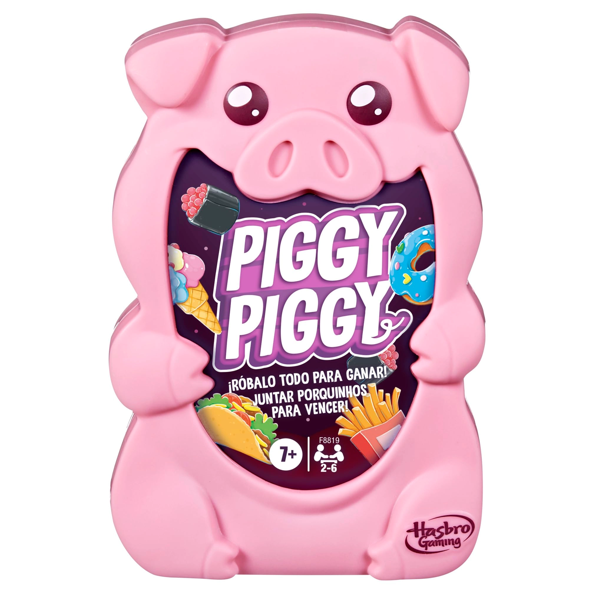 Hasbro Piggy Piggy - Card Game (Spanish and Portuguese)