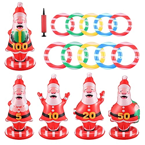 Santa Claus Ring Toss Game - 10 piece(s)