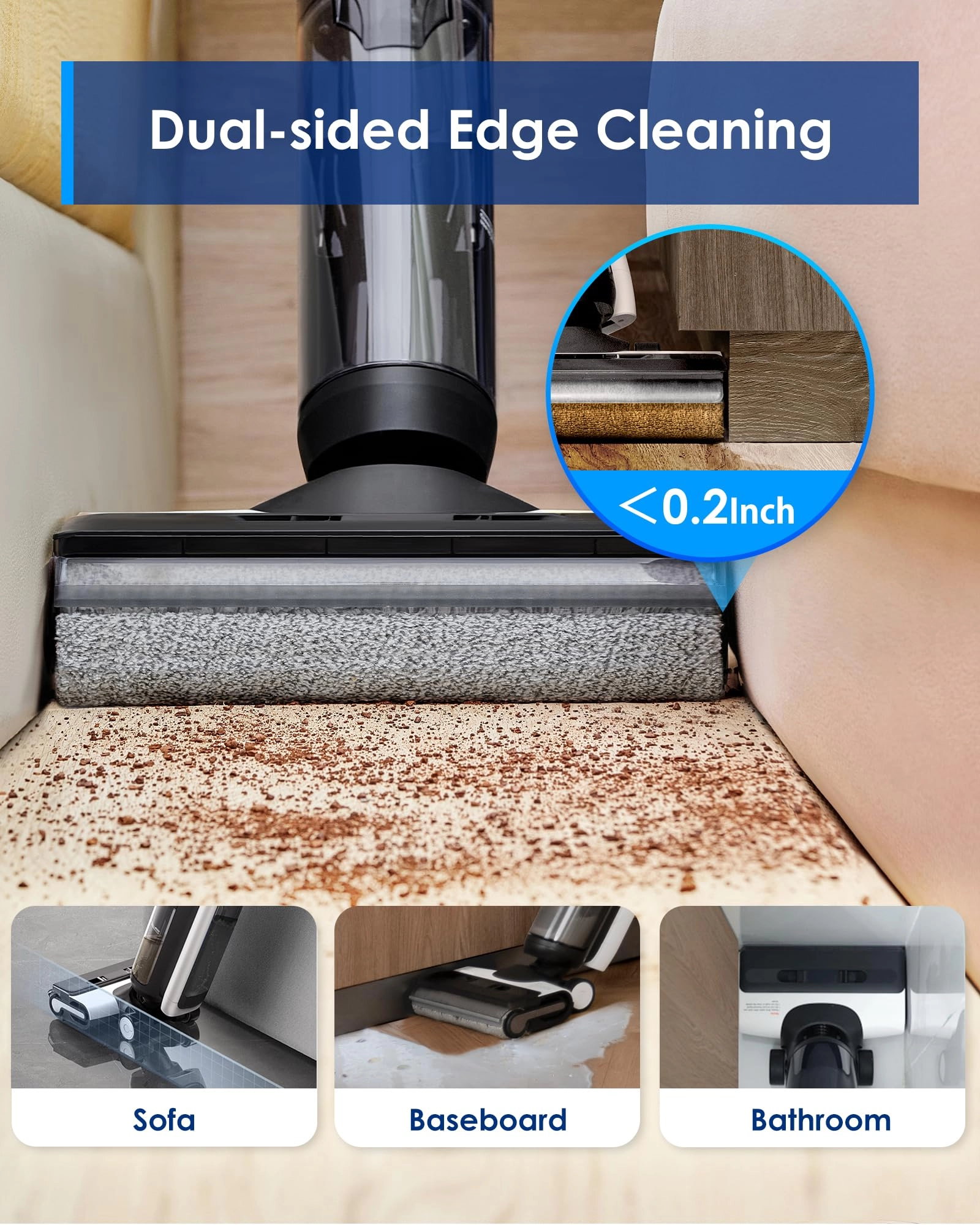 Floor ONE Switch S6 - Cordless Wet & Dry Vacuum Cleaner 1 hour and 5 minutes