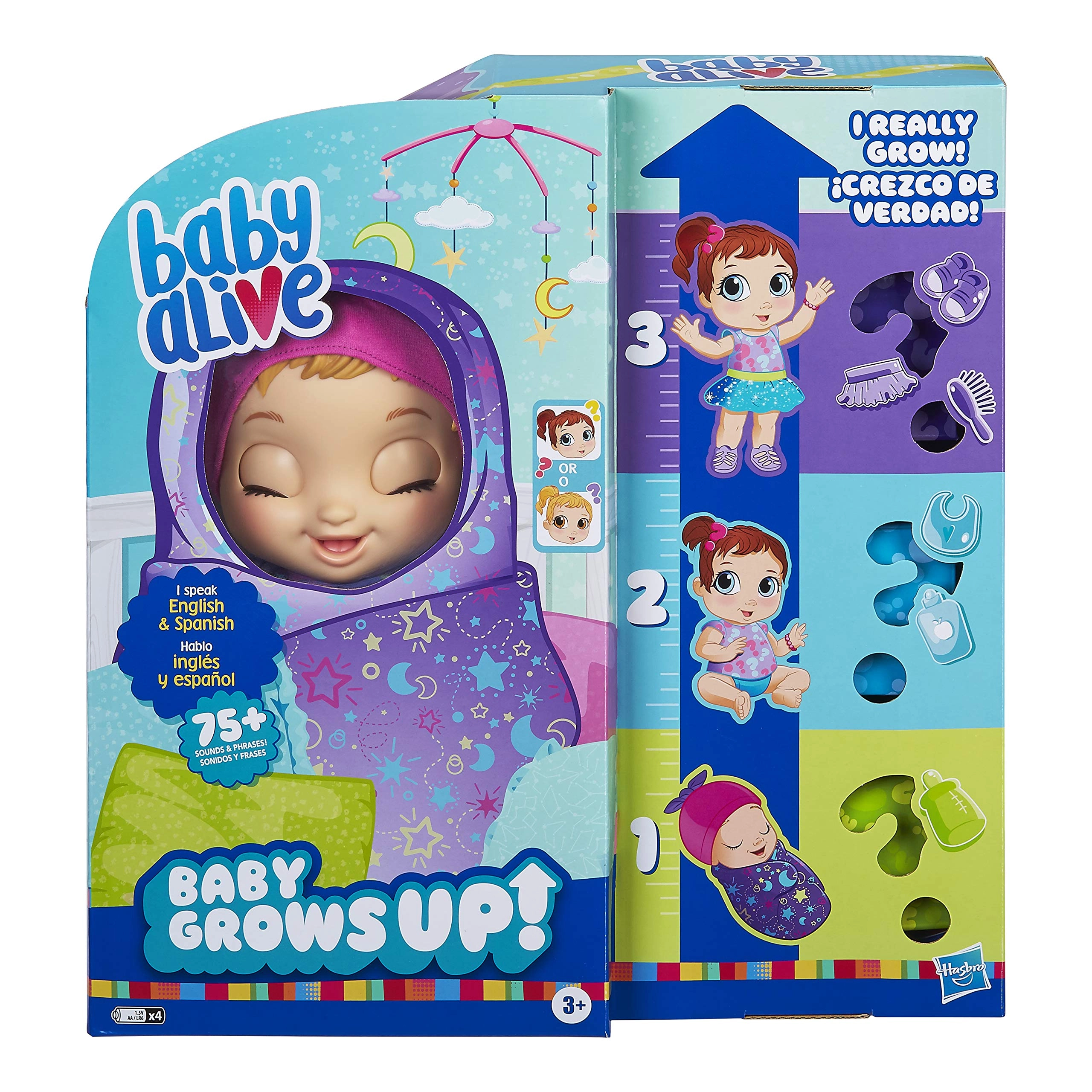 Hasbro Baby Grows Up - Dreamy Growing Talking Ages 3+