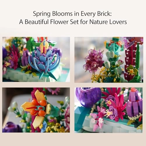 Dreamy Flower Building Sets - 1196pcs