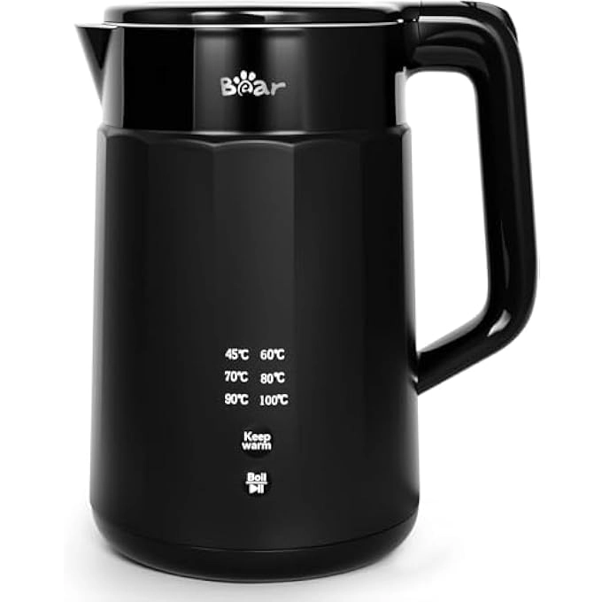 Bear Temperature Control Stainless Steel Electric Kettle
